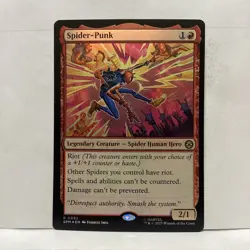 MTG Spider-Punk Magic: The Gathering Marvel's Spider-Man Rare #0092 - Image 1