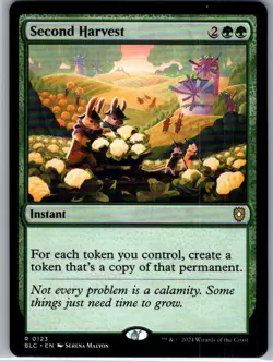 Second Harvest - 123 - Commander: Bloomburrow - MTG - NM - B2G1 - Image 1