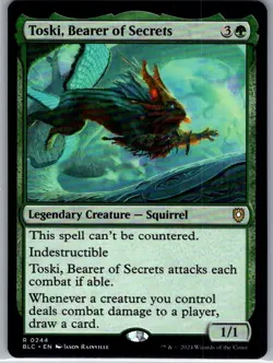 Toski, Bearer of Secrets - 244 - Commander: Bloomburrow - MTG - NM - B3G1 - Image 1