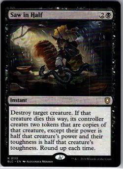 Saw in Half - 113 - Commander: Bloomburrow - MTG - NM - B3G1 - Image 1