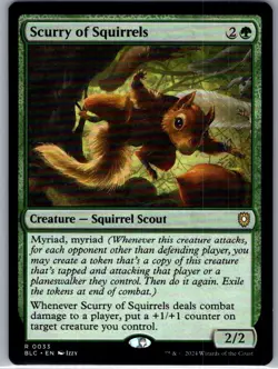 Scurry of Squirrels - 33 - Commander: Bloomburrow - MTG - NM - B2G1 - Image 1