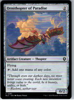 Ornithopter of Paradise 281 C Commander: Bloomburrow MTG Near Mint - Image 1