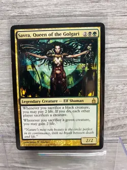 Savra, Queen of the Golgari - LP - Magic the Gathering MTG - Ravnica (RAV) M-507 - Image 1