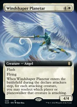 Windshaper Planetar x1 1x Extended Art Commander Baldur's Gate NM MTG - Image 1