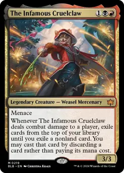 The Infamous Cruelclaw - Bloomburrow - 219 - NM - MTG - Image 1