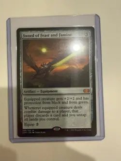 Sword of Feast and Famine #296/332 (NM) The List Reprints (LIST) MTG - Image 1