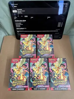Pokemon TCG Ascended Heroes Booster Bundle Boxes SEALED Lot of 5 - Image 1