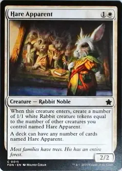 Magic | Foundations | Hare Apparent | 15 | NM - Image 1