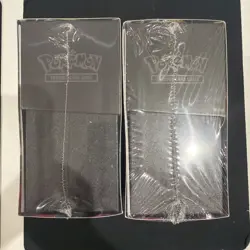 2x Pitch Black Pokemon Center ETB Elite Trainer Box SEALED IN HAND ✅ SMALL TEAR - Image 3