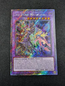 Yugioh - The Dark Magicians RA04-EN054 1st Platinum Secret Rare NM - Image 1