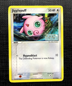 Pokemon Card - Jigglypuff EX Crystal Guardians Stamped #53/100 Reverse Holo 2006 - Image 1