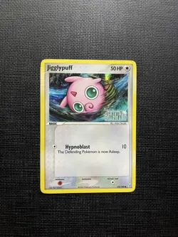 Pokemon Card - Jigglypuff EX Crystal Guardians Stamped #53/100 Reverse Holo 2006 - Image 2