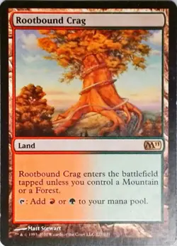 Magic | Magic 2011 (M11) | Rootbound Crag | 227 | LP-NM - Image 1