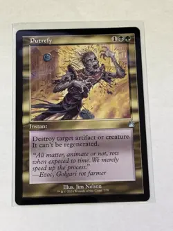 Putrefy Retro Frame Ravnica Remastered #378 MTG - Image 1
