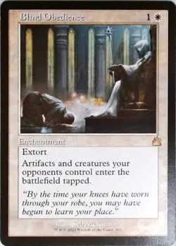 Magic | Ravnica Remastered | Blind Obedience (Retro Frame) | 303 | NM - Image 1