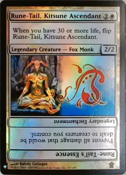 Magic | The List Reprints | Rune-Tail, Kitsune Ascendant | 27 | NM Foil - Image 1