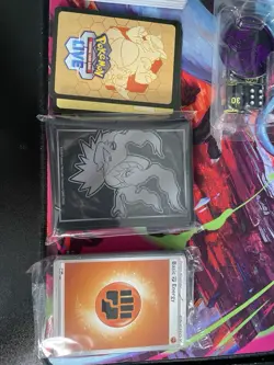 Pokemon Pitch Black PC ETB Box/w Bulk/sleeves/dice/tcg Live Codes NO PACKS!! - Image 4