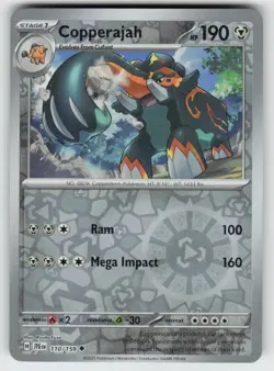 Copperajah 110/159 Uncommon Journey Together Pokemon Reverse Holo Near Mint - Image 1