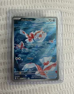Pokemon TCG Goldeen 087/084 PBL Illustration Rare Holo English 70 HP Gemi - Image 1