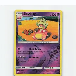 Slowking 48/147 Rare Burning Shadows Pokemon Reverse Holo Near Mint - Image 1