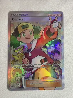 Copycat 163/168 Celestial Storm Full Art Trainer Supporter Holo NM Pokemon - Image 1