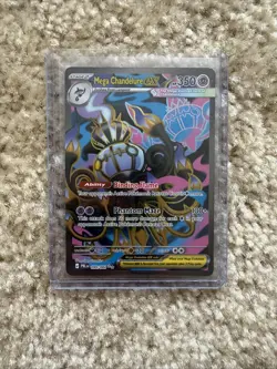Pokemon Mega Chandelure EX 099/084 - Pitch Black - Full Art NM In Hand - Image 3