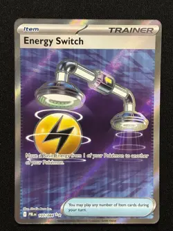 Energy Switch 107/084 Full Art Ultra Rare Pokemon Pitch Black ME05 NM English - Image 1