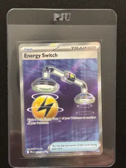 Energy Switch 107/084 Full Art Ultra Rare Pokemon Pitch Black ME05 NM English - Image 3