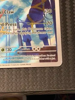 Pokemon TCG Chaos Rising 2026 Metang Illustration Rare #94/86 - Image 3