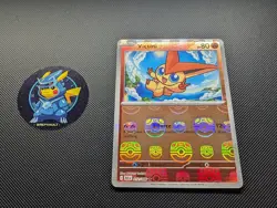 Pokemon TCG Victini Masterball 012/086 Reverse Holo SV Black Bolt English - Image 1