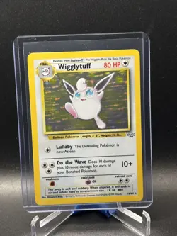 Pokemon Wigglytuff Jungle 16/64 Holo Unlimited Holo Rare NM - Image 1