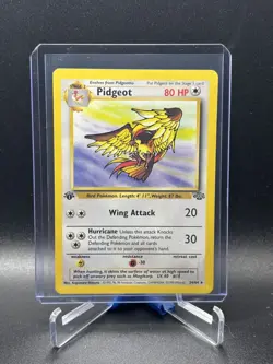 Pokemon Pidgeot 1st Edition Jungle non holo Rare 24/64 LP - Image 1