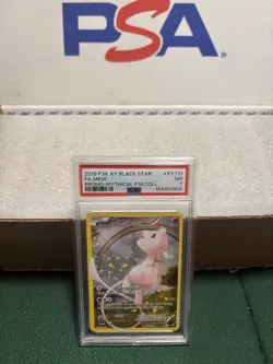 Pokemon TCG: Mew XY110 - XY Black Star Promo 2016 Holo Foil Full Art, PSA 7 NM. - Image 1