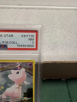 Pokemon TCG: Mew XY110 - XY Black Star Promo 2016 Holo Foil Full Art, PSA 7 NM. - Image 3