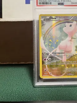 Pokemon TCG: Mew XY110 - XY Black Star Promo 2016 Holo Foil Full Art, PSA 7 NM. - Image 5