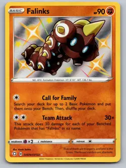 Falinks SV074/SV122 Shiny Rare Shining Fates Shiny Vault Pokemon Holo NM - Image 1