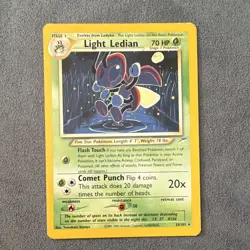 Light Ledian 24/105 Neo Destiny English 70 HP Rare Regular Unlimited - Image 1