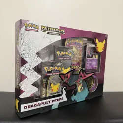 2021 Pokemon 25th Anniversary Celebrations Dragapult Prime Collection Box NEW - Image 2
