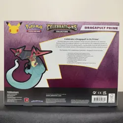 2021 Pokemon 25th Anniversary Celebrations Dragapult Prime Collection Box NEW - Image 4