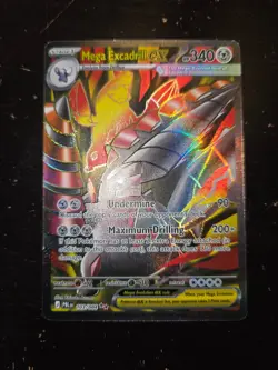 Pokemon ME05 Pitch Black Mega Excadrill EX 103/084 Near Mint - Image 3