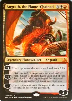 Magic | Rivals of Ixalan | Angrath, the Flame-Chained | 152 | NM - Image 1