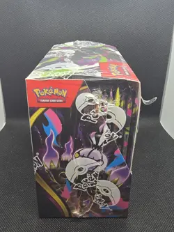 Pokemon TCG Mega Evolution Pitch Black Booster Box - Small Tear In Seal - Image 4
