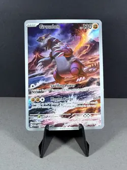Pokemon Groudon 199/182 - SV04: Paradox Rift (PAR), Holofoil - Image 1