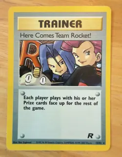 Here Comes Team Rocket! 15/82 Team Rocket Holo Rare Unlimited English - Image 1
