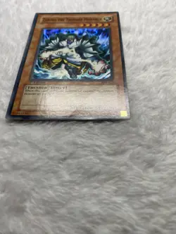 Yu-Gi-Oh! Zaborg the Thunder Monarch AST-023 1st Edition Super Rare Heavy Played - Image 2