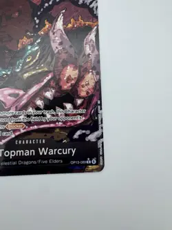 One Piece St. Topman Warcury Alt Art OP13-089 Carrying On His Will English NM - Image 5