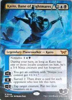 Magic | Duskmourn: House of Horror | Kaito, Bane of Nightmares (Borderless) | 32 - Image 1