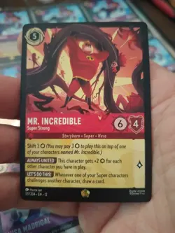 Mr. Incredible Super Strong 127/204 Wilds Unknown Disney Lorcana - Image 1