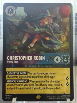 Christopher Robin Hunny Sage (3) Legendary Disney Lorcana Attack of the Vine! - Image 3