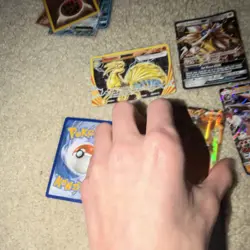 Pokemon TCG Foil EX GX Card Lot Ninetales Solgaleo Dragonite Pikachu Hoopa - Image 3